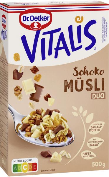 Dr. Oetker Vitalis Schoko Duo Müsli Dr. Oetker Vitalis Schoko Duo Müsli von Dr. Oetker