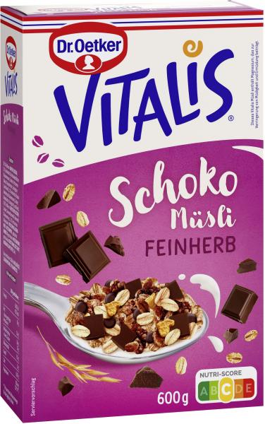 Dr. Oetker Vitalis Schoko Müsli feinherbe Schokolade von Dr. Oetker