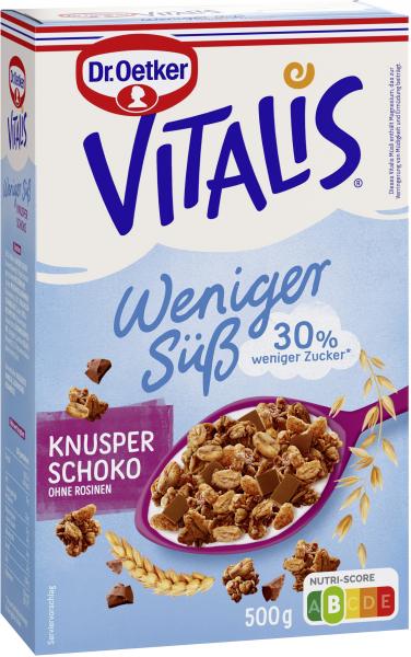 Dr. Oetker Vitalis Weniger Süß Knusper Schoko Dr. Oetker Vitalis Weniger Süß Knusper Schoko von Dr. Oetker
