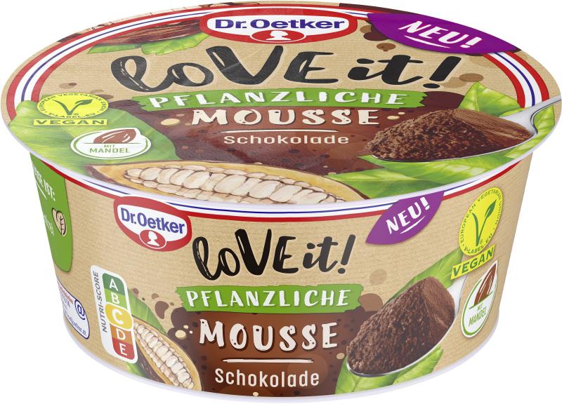 Dr. Oetker loVe it! Pflanzliche Mousse Schokolade von Dr. Oetker