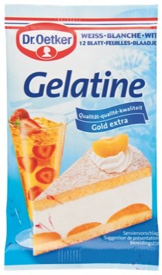 Oetker Blattgelatine 12 Blatt 20g 5 Briefe Oetker Blattgelatine 12 Blatt 20g 5 Briefe von Dr. Oetker