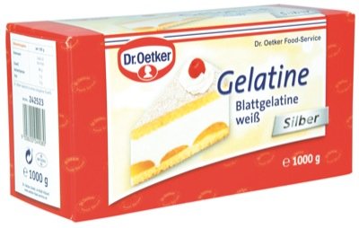 Oetker Blattgelatine silber 1kg von Dr. Oetker