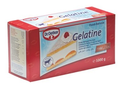 Oetker Rinder Blattgelatine HALAL 1kg von Dr. Oetker