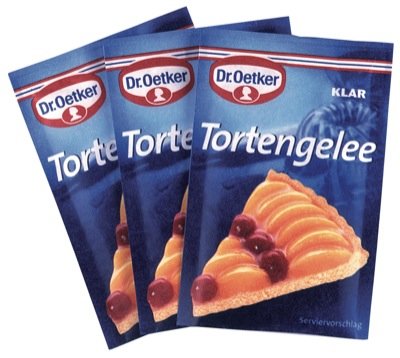 Oetker Tortengelee 3er, Klar 5 Briefe Oetker Tortengelee 3er, Klar 5 Briefe von Dr. Oetker
