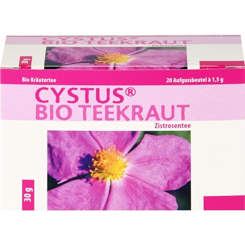 Dr. Pandalis - Cystus Bio Teekraut - Zistrosen Tee Aufgußbeutel (20 Teebeutel à 1,5g), Apothekenqualität, PZN15611531 von Dr. Pandalis