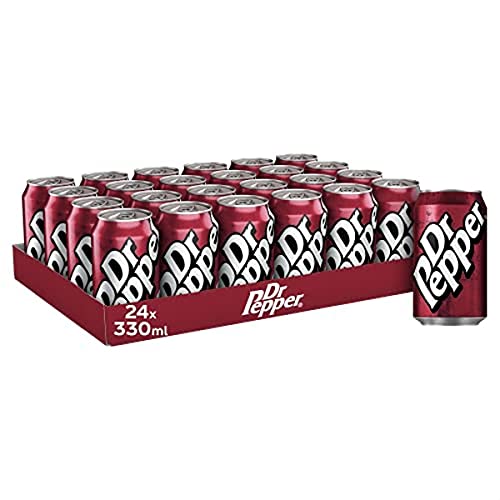 Dr Pepper Soft Drink Can 330 ml (Pack of 24) von Dr Pepper