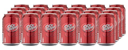 Dr. Pepper 24 x 330 ml. brausendes Softgetränk mit Fruchtaroma von Dr Pepper