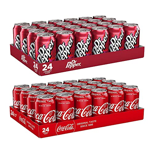 Dr. Pepper & Coca Cola, 24 Dosen à 330 ml von Dr. Pepper