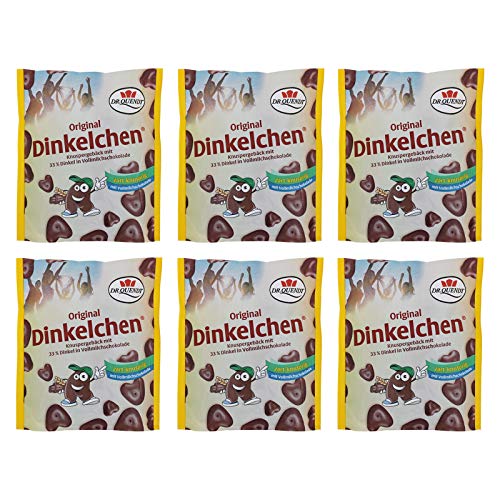 6er Pack Dr. Quendt Dinkelchen Vollmilch (6 x 85 g) Knabbergebäck Knabbersnack Knuspersnack DDR Ostprodukt von Dr. Quendt