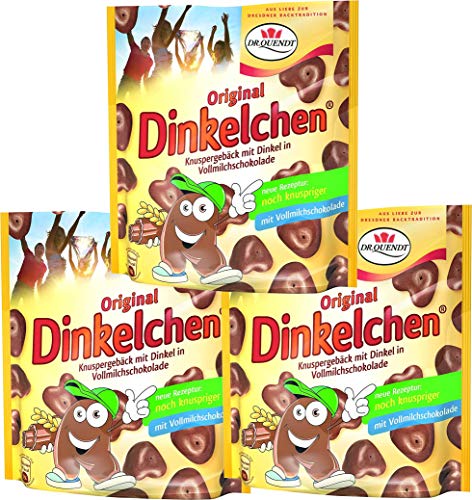 Dr. Quendt Dinkelchen Vollmilch Knuspergebäck 3 x 85 g Beutel von FOXCUP