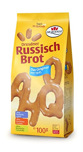 Dr. Quendt Dresdner Russisch Brot, 5er Pack (5 x 100 g) von Dr. Quendt