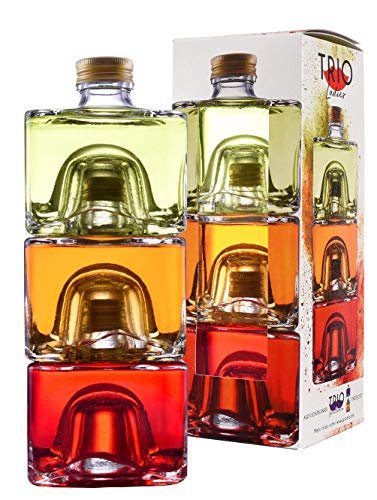 Destillerie Dr. Rauch Trio Ladies 3x 200 ml | Waldmeister, Multifrucht, Nuss-Nougat | Liköre | Geschenkpackung von Dr. Rauch