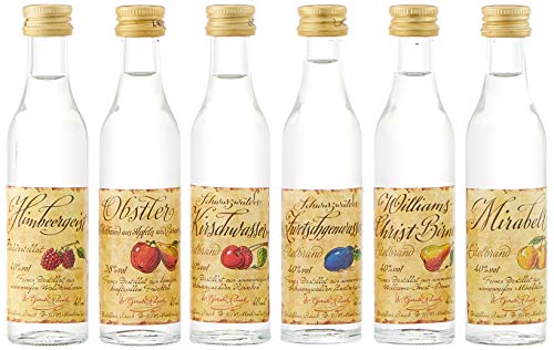 Dr. Rauch Obstinis Mini-Mix 38-40% vol, Obstbrände (6 x 0.04l) von Dr. Rauch