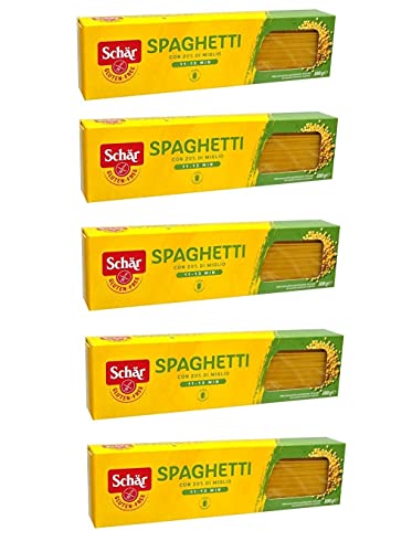 5x SCHÄR Senza Glutine Spaghetti Glutenfrei Pasta mit 20% Hirse 500g 5x SCHÄR Senza Glutine Spaghetti Glutenfrei Pasta mit 20% Hirse 500g von Mcties