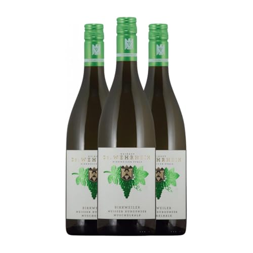 Dr. Wehrheim Birkweiler Muschelkalk Weißburgunder Trocken Pfälz 75 cl Weißer Sekt (Karton mit 3 Flaschen von 75 cl) von Dr. Wehrheim