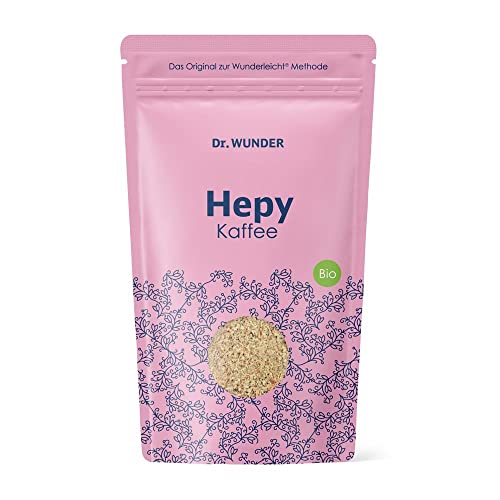 Dr. Wunder® Hepy-Kaffee 250g: Grüner/Goldener Spezial-Kaffee | besonders hoher Gehalt an Koffein und Palmitinsäure | für den Kaffee-Einlauf geeignet von Dr. Wunder