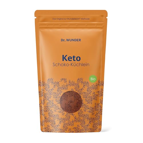 Dr. Wunder® KETO Schokoküchlein BIO 240 g | Keto & Low Carb | Glutenfrei | Ketoseoptimierung | Schnelle Zubereitung | Köstlich schokoladiger Geschmack | Hochwertige Bio-Zutaten | von Dr. Wunder