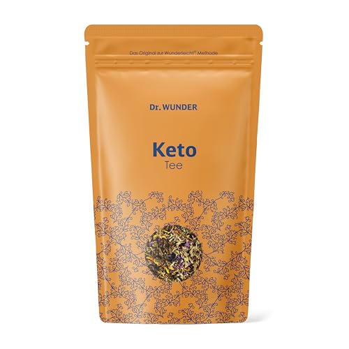 Dr. Wunder® KETO Tee 100g: Kräutertee speziell abgestimmt auf die Anforderungen der Ketose | Apotheken-Qualität | wertvolle Bitterstoffe für ketogene Ernährung von Dr. Wunder
