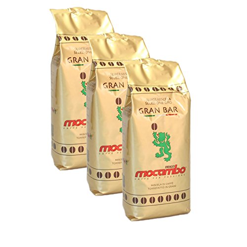 3 x Drago Mocambo Brasilia Selezione Oro Gran Bar 1 x 1000 g von Mocambo