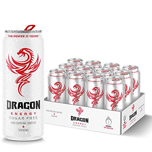 Dragon Energy Zuckerfrei 12 x 500 ml | Toller Geschmack | Enthält BVITS* Koffein und Taurin | Erfrischungsschub | Wenig Kalorien Dragon Energy Zuckerfrei 12 x 500 ml | Toller Geschmack | Enthält BVITS* Koffein und Taurin | Erfrischungsschub | Wenig Kalorien von Dragon Energy