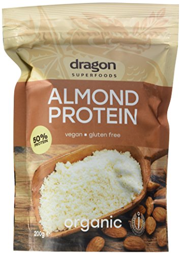 Dragon Superfoods Bio Mandel Protein 47.5 Prozent (3 x 200 g) von Dragon Superfoods