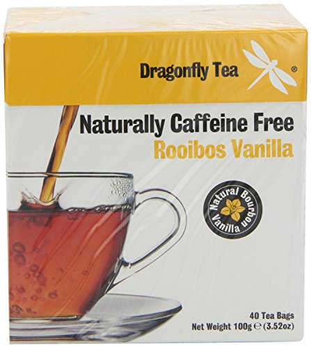 Dragonfly Tea Natürlich Caffeine Free Rooibos Vanilla (40) - Packung mit 2 von Dragonfly Tea