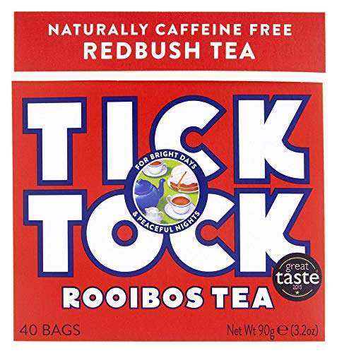 Tick Tock Rooibos Tee-Koffeinfrei (40 Beutel) von Dragonfly
