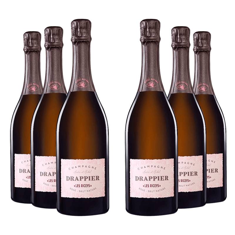 Drappier : Brut Nature Rosé "Les Riceys" von Drappier