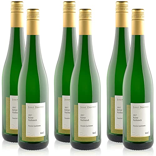 6 Flaschen Josef Drathen Kröver Nacktarsch QbA, lieblicher Weisswein (6x0,75 l) von Drathen, Josef