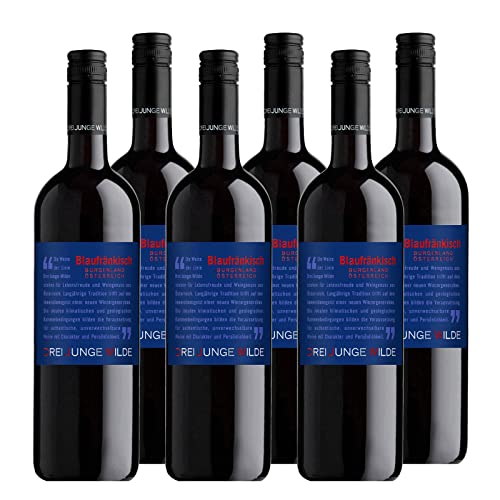 Blaufränkisch "Drei Junge Wilde" Burgenland QUW Rotwein Burgenland trocken (6 x 0.75l) von Drei junge Wilde