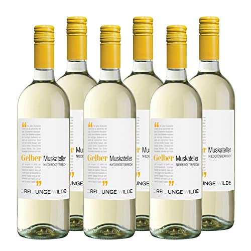 Gelber Muskateller"Drei Junge Wilde"QUW Burgenland Weißwein Burgenland trocken (6 x 0.75l) von Drei junge Wilde