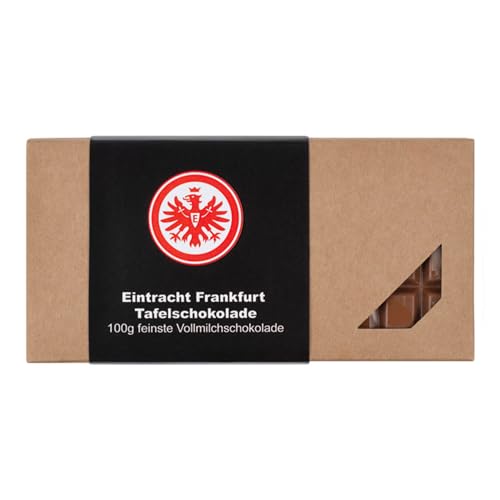 Eintracht Frankfurt - Die offizielle 100g Tafelschokolade in feinster Vollmilchschokolade - Offizieller Eintracht Frankfurt Merch von DreiMeister