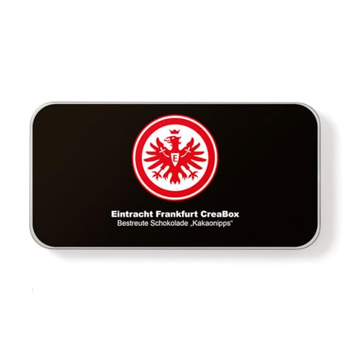 Eintracht Frankfurt - Die offizielle CreaBox mit bestreuter Tafelschokolade "Kakaonipps" - Offizieller Eintracht Frankfurt Merch von DreiMeister