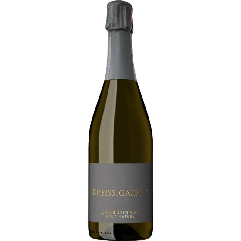 Dreissigacker Chardonnay Sekt, Brut Nature, Deutscher Sekt, Deutscher Sekt, 2019, Schaumwein von Dreissigacker Wein GmbH, D - 67595 Bechtheim
