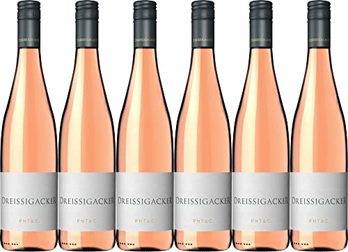 6x Dreissigacker Pinot & Co Rosé 2021 - Weingut Dreissigacker, Rheinhessen - Rosé 6x Dreissigacker Pinot & Co Rosé 2021 - Weingut Dreissigacker, Rheinhessen - Rosé von Dreissigacker