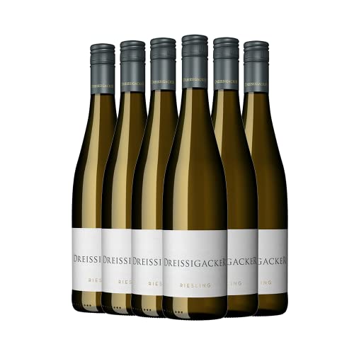 Dreissigacker Bio Riesling-Paket trocken (6x0,75l) I aus Rheinhessen I Wein Geschenk von Dreissigacker