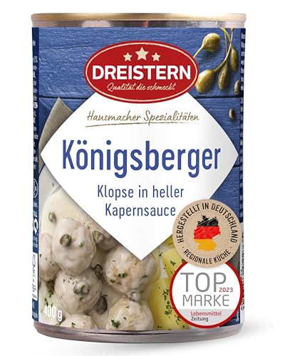 DREISTERN 4 Königsberger Klopse, 400 gramm DREISTERN 4 Königsberger Klopse, 400 gramm von DREISTERN