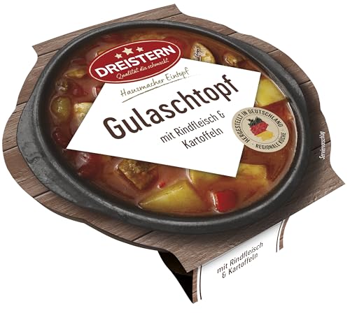 Dreistern Gulasch-Suppentopf mit Kartoffeln, 400 g von DREISTERN