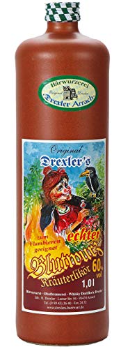Original Drexler's echter Blutwurz | 60% vol. | 1l. Tonflasche von Drexler Arrach