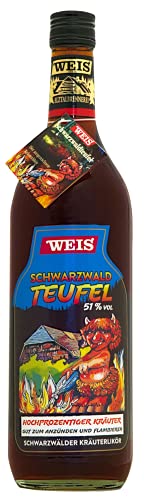 Schwarzwaldteufel | Kräuterlikör aus der Elztalbrennerei Weis | 1l. Flasche von Drexler