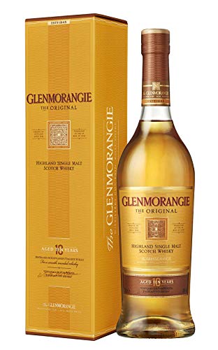 (55,00€/L) Glenmorangie The Original | Highland Single Malt Scotch Whisky | 10 Jahre | 0,7l. in Box von Drexler