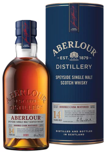 Aberlour 14 years | Speyside Single Malt Scotch Whisky | 0,7l. Flasche in Tube von Drexler