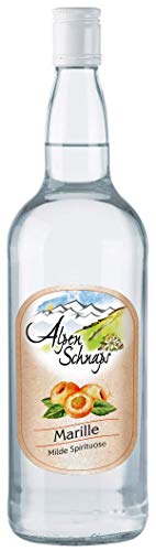 Alpenschnaps Marille | Milde Spirituose | 1l. Flasche von Alpenschnaps