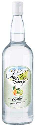 Alpenschnaps Obstler | Milder Obstbrand | 1l. Flasche von Alpenschnaps