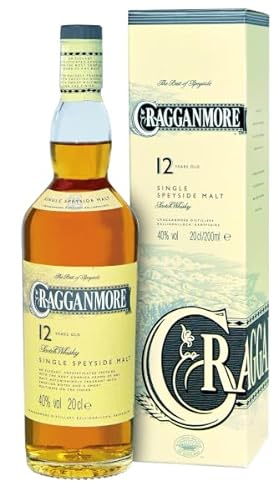 Cragganmore 12 Jahre | Speyside Single Malt Scotch Whisky | 0,2l. Klein-Flasche in Geschenkbox von Drexler