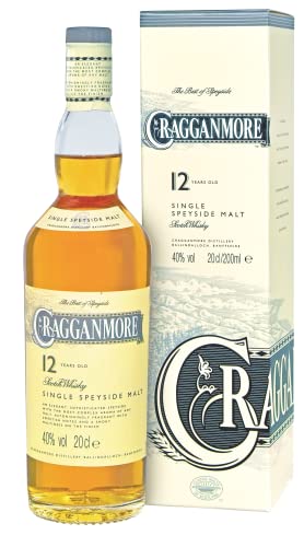 Cragganmore 12 Jahre | Speyside Single Malt Scotch Whisky | 0,2l. Klein-Flasche in Geschenkbox von Drexler