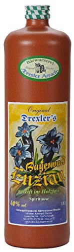 (19,95€/L) Drexler Enzian | Gereift im Holzfaß | Spirituose | 1l. Tonkrug (19,95€/L) Drexler Enzian | Gereift im Holzfaß | Spirituose | 1l. Tonkrug von Drexler