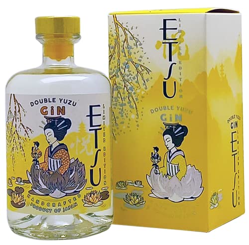 ETSU Double Yuzu Gin | Limited Edition | Gin aus Japan | 0,7l. Flasche in Geschenkpackung von Drexler