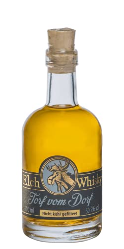 Elch Whisky | Torf vom Dorf | 0,1l. Miniatur-Flasche Elch Whisky | Torf vom Dorf | 0,1l. Miniatur-Flasche von Drexler