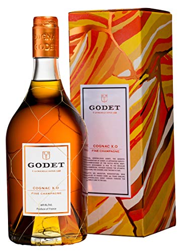 Godet Cognac XO Fine Champagne | 0,7 l. Flasche in Box von Drexler